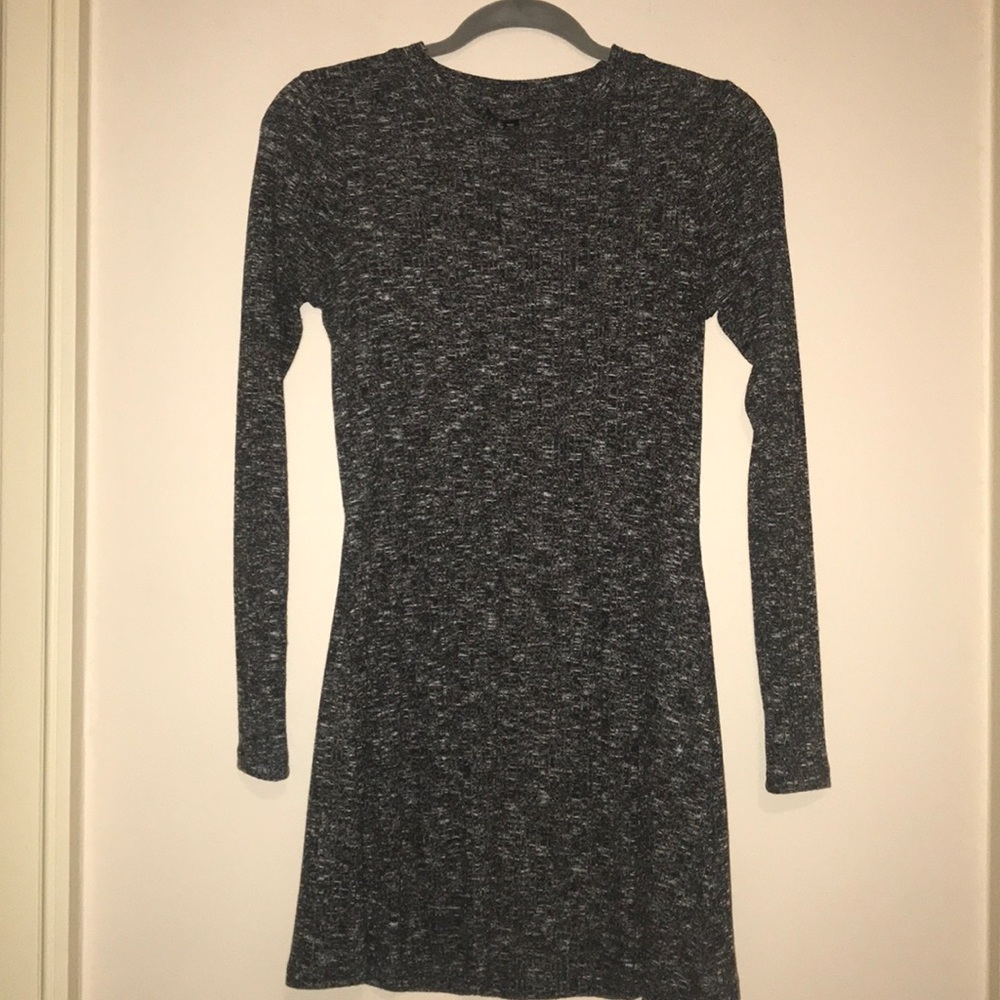 Long sleeved sweater dress